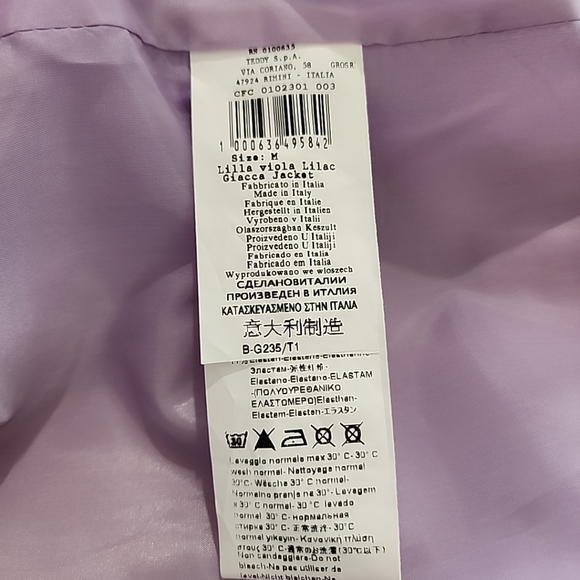 Spring Lilac Lavendar Open Blazer Long Casual Modest Church Wear Size Medium - Picture 7 of 15